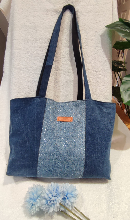 Medium Denim Tote bag