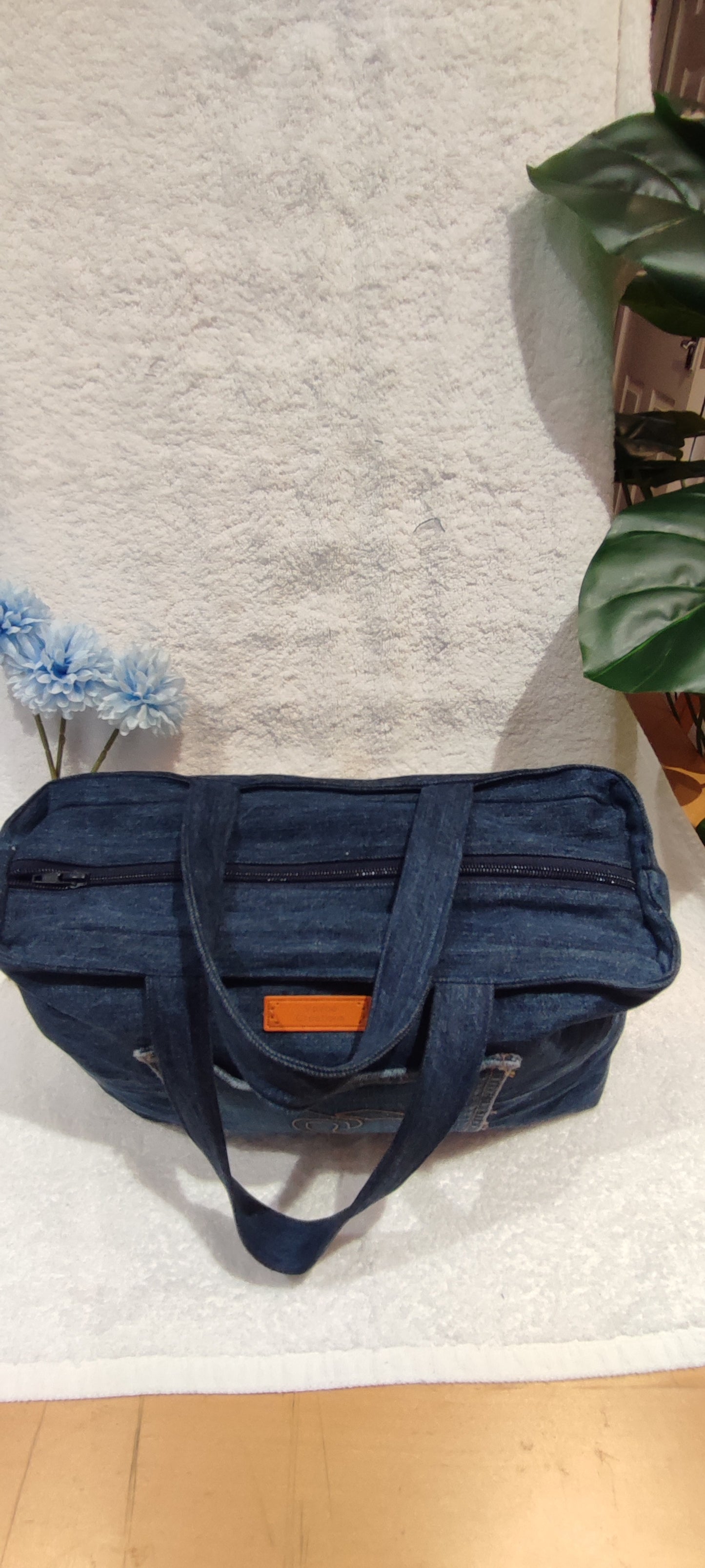 Upcycled Denim pocket bag