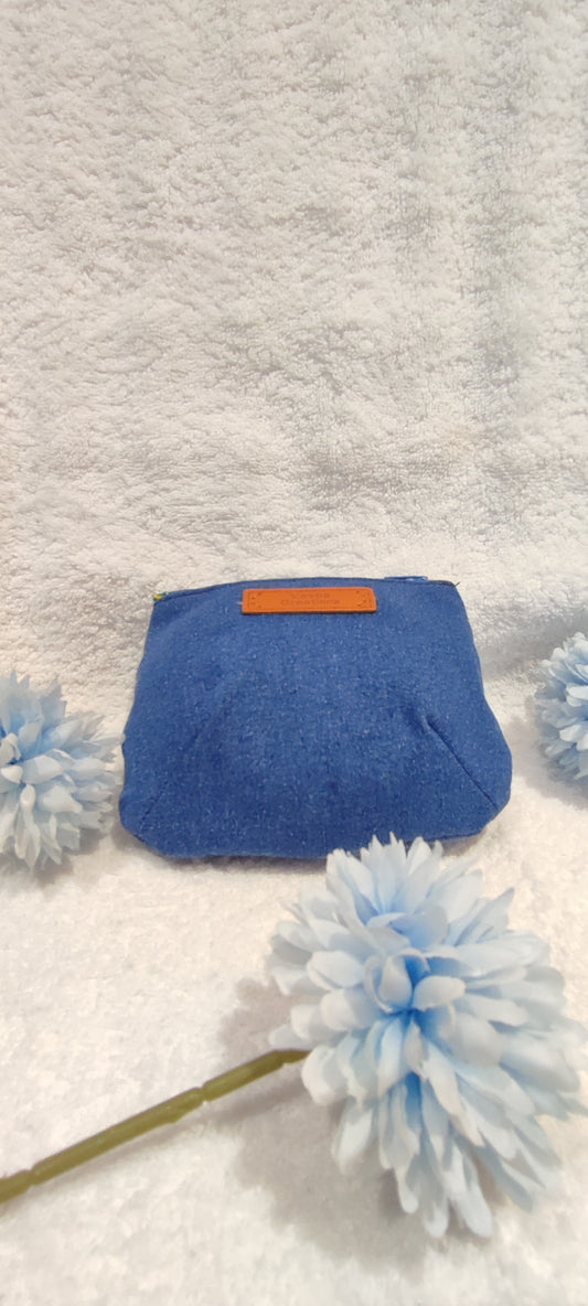 Plain denim purse