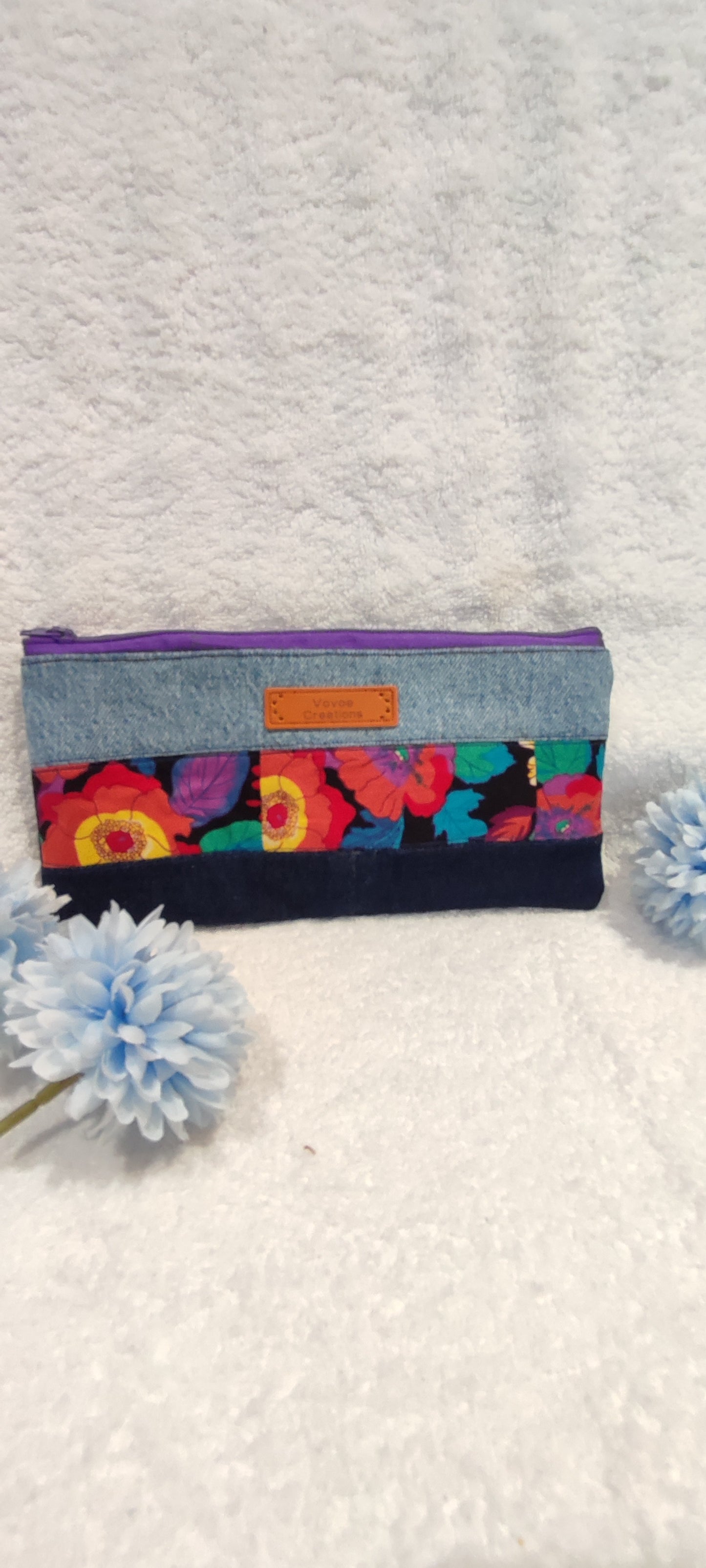 Assorted Denim Pencil Case