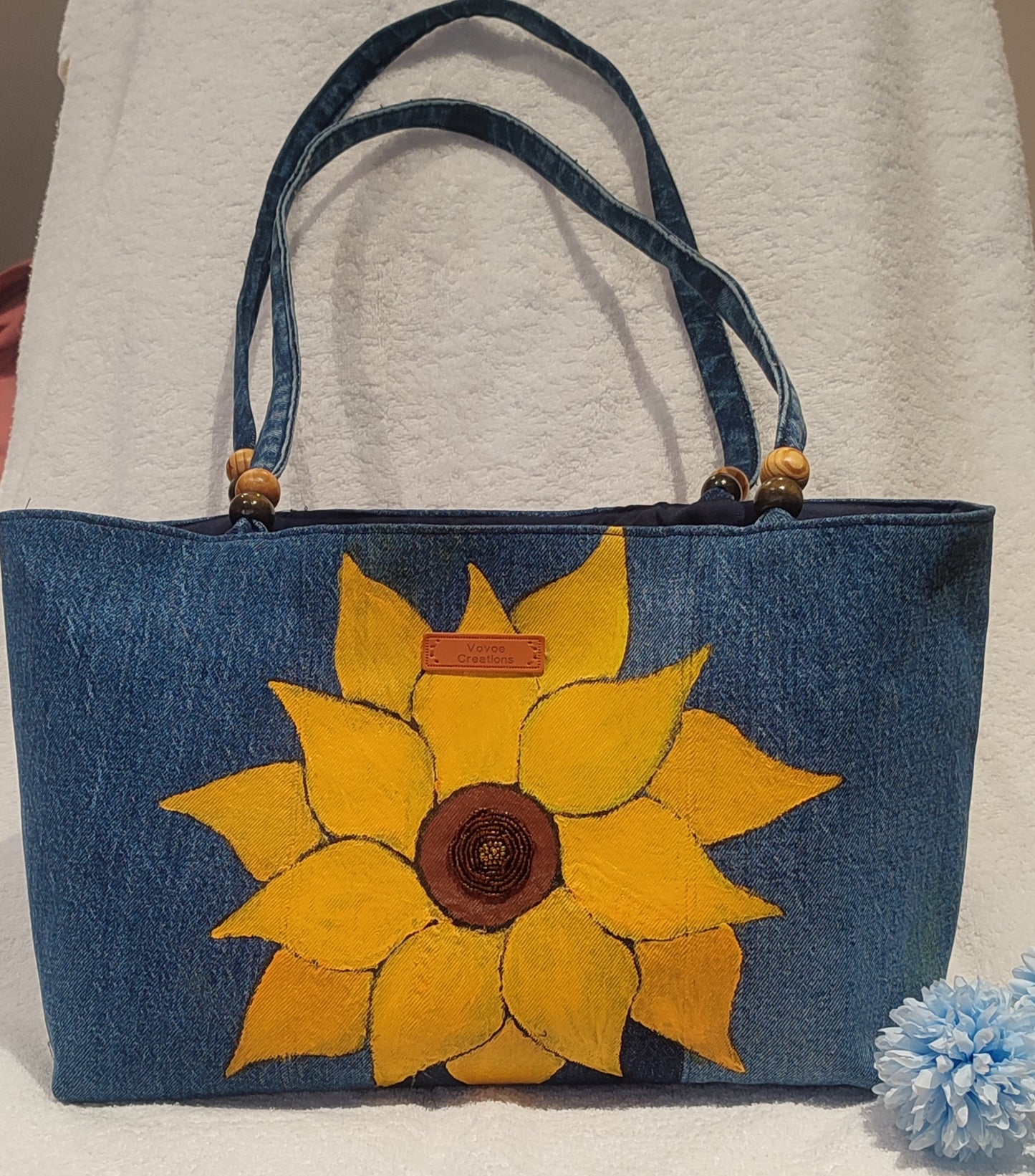 Large Denim Tote (Ilanga Range)